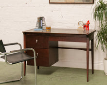 Load image into Gallery viewer, Leather Top Drexel Desk
