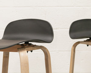 Bentwood Bar Stools Pair