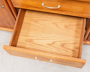 Tambour Desk Chest of Drawers