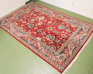 Antique Heriz Handwoven Rug