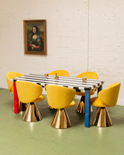 Load image into Gallery viewer, Striped Sculptural Dining Table
