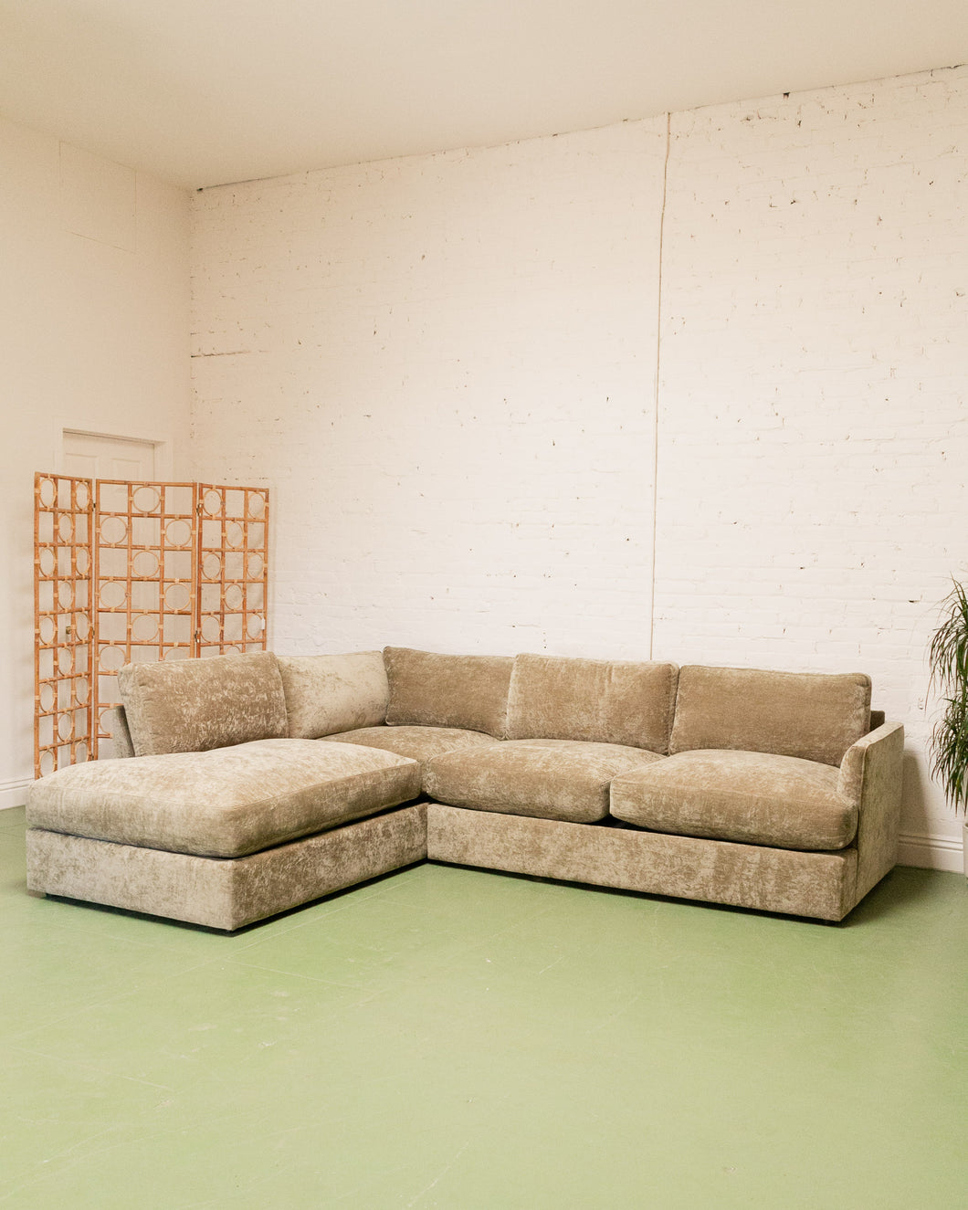 Michonne Sofa in Bianca Moss