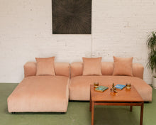 Load image into Gallery viewer, Bailey Sofa in Blush Corduroy
