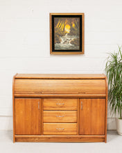 Load image into Gallery viewer, Tambour Desk Chest of Drawers
