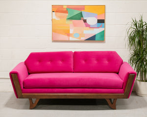 Desmond Fuchsia (Royale Berry) Sofa 72"