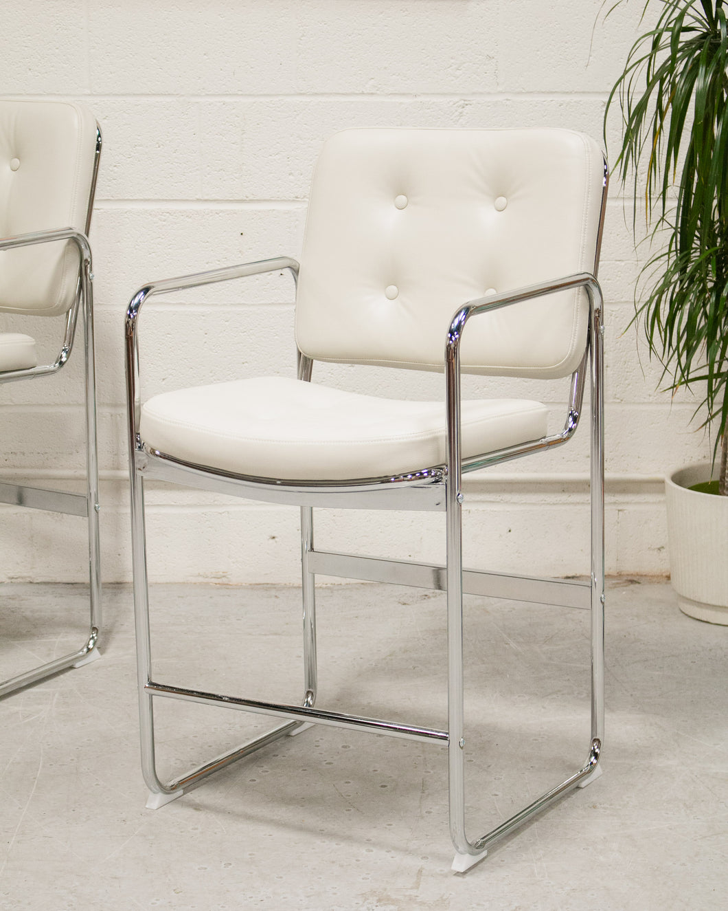 Chrome Counter Stool