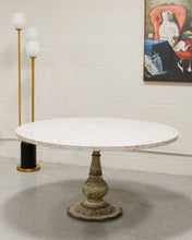 Load image into Gallery viewer, Faux Marble Hollywood Regency Table
