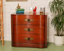 Load image into Gallery viewer, Art Deco 3 Drawer Chest of Drawers
