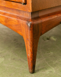 Burlwood Vintage End Table