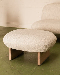 Textured Modern Lounge Chair and Ottoman