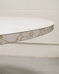 Faux Marble Hollywood Regency Table