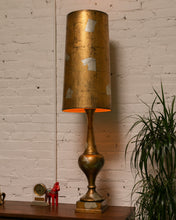 Load image into Gallery viewer, 1960’s Gold Leaf Vintage Table Lamp
