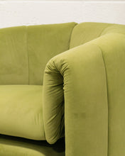 Load image into Gallery viewer, Green Lounge Chair &amp; Ottoman
