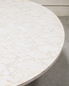 Faux Marble Hollywood Regency Table