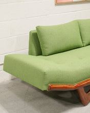 Load image into Gallery viewer, Gondola Armless Sofa in Green
