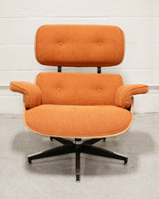 Load image into Gallery viewer, Tangerine Tweed Chair and Ottoman
