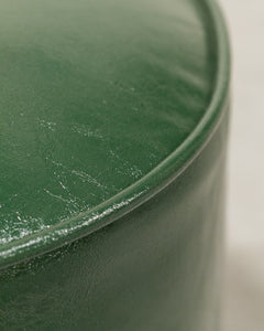 Chunky Green Ottoman