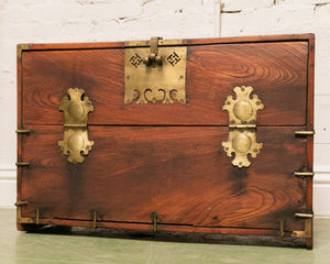 Late 19th Century Antique Korean  Wedding Chest