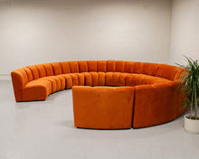 Load image into Gallery viewer, Burnt Orange Chic Circle Sofa
