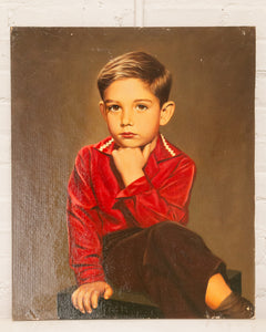 Little Boy in Red Jacket