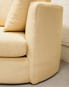 Bianca Swivel Chair in Queen Bey Daffodil