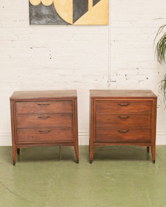 Walnut 3 Drawer Lowboy