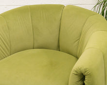 Load image into Gallery viewer, Green Lounge Chair &amp; Ottoman
