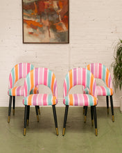 Load image into Gallery viewer, Ice Cream Striped Dining Chair
