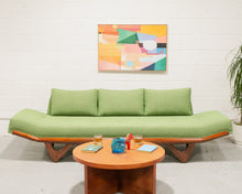 Load image into Gallery viewer, Gondola Armless Sofa in Green
