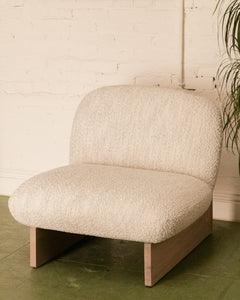 Textured Modern Lounge Chair and Ottoman