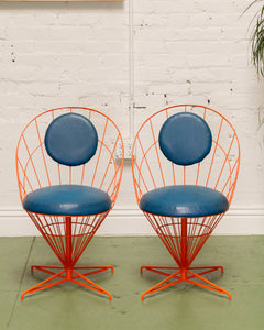 Orangina Chair Verner Panton Style Wire Cone Chairs