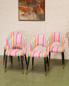 Ice Cream Striped Dining Chair