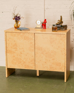 Burlwood Small Cabinet