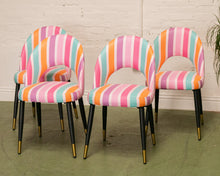 Load image into Gallery viewer, Ice Cream Striped Dining Chair
