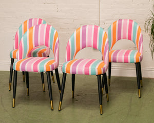 Ice Cream Striped Dining Chair