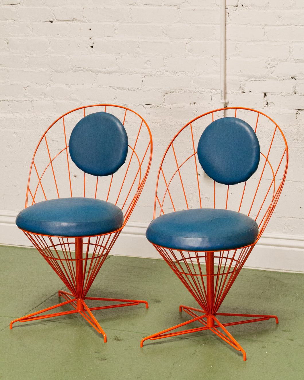 Orangina Chair Verner Panton Style Wire Cone Chairs