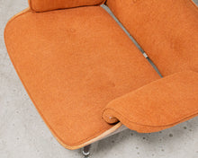 Load image into Gallery viewer, Tangerine Tweed Chair and Ottoman
