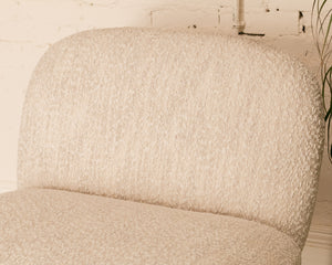 Textured Modern Lounge Chair and Ottoman