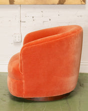 Load image into Gallery viewer, Mohair Vintage Club Chair with Ottoman
