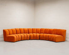 Load image into Gallery viewer, Burnt Orange Chic Circle Sofa
