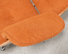 Load image into Gallery viewer, Tangerine Tweed Chair and Ottoman
