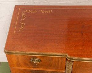 Early 20th Century Biedermeier Style Buffet with Brass Pulls