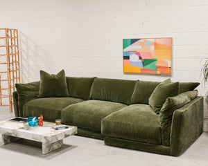 Hansel Modular Sofa in Amici Moss