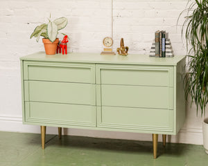 Mint Vintage 6 Drawer Dresser