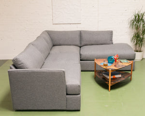 Michonne Sofa in Thrillest Denim