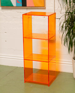 Orange Acrylic Shelf