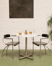 Load image into Gallery viewer, Vintage Italian Chrome &amp; Leather Lounge by Fasem Chair
