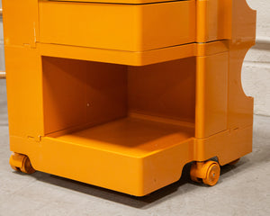 Orange Roller Side Table