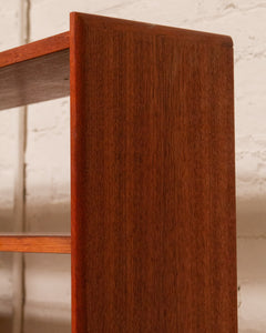 Vintage Teak Freestanding Shelving System, Denmark 1950