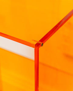 Orange Acrylic Shelf